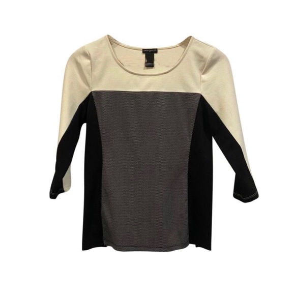 Ann Taylor Tops - Ann Taylor Color Block Long Sleeve Top
